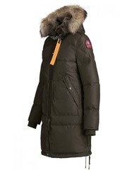 Пуховик Parajumpers Long Bear Bush (Зелено-коричневый)