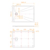 RGW 553502912-04 Душевой поддон 90*120*2,6 RGW TSS-129B Черный/Прямоуг ? 90 мм