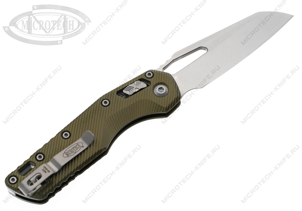 Нож Microtech MSI 210-10FLOD RAM-LOK Fluted Green - фотография 