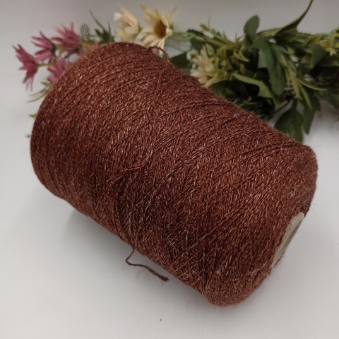 Lalise Soffice от Loro Piana меринос с шелком и льном 530м/100гр - 01 Кирпичный