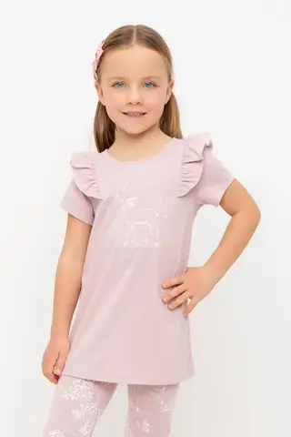туника  для девочки  КР 5904/розовый лед к515