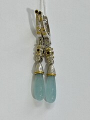 Крессе (серьги из серебра)