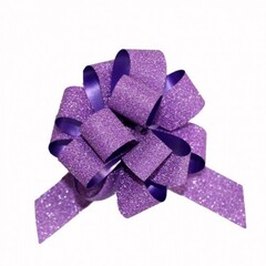 
          Бант Для Упаковки Подарка Блеск 1,8 Х 1,8 См (Фиолетовый)