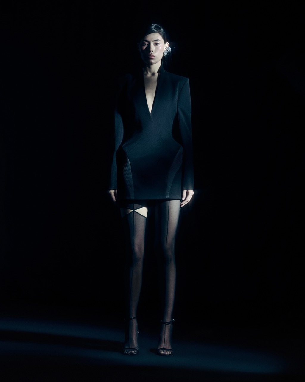 Лосины - чулки черные