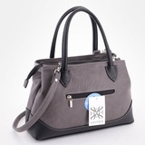 Сумка Саломея 415 мульти итальянский серо-черный