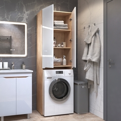 Шкаф комбинированный Grani 640 под стиральную машину дуб золотой