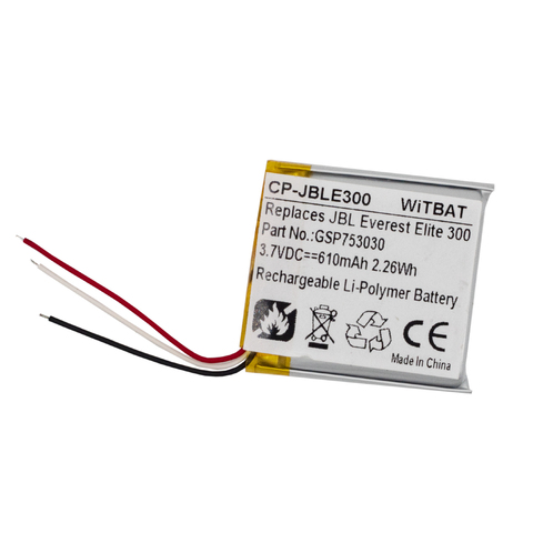 АКБ для ремонта наушников JBL E35BT, E45BT, E55BT