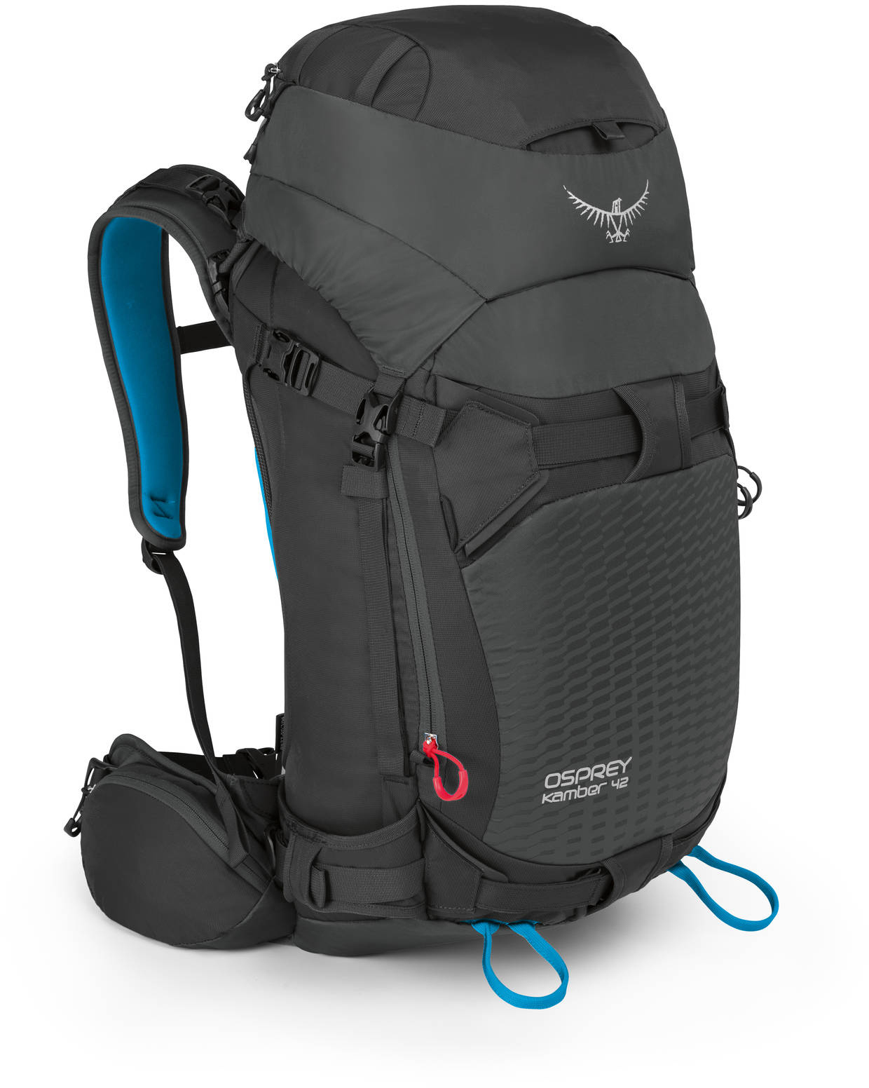 Рюкзаки для сноуборда Рюкзак фрирайдный Osprey Kamber 42 Galactic Black Kamber_42_Side_Galactic_Black_web.jpg