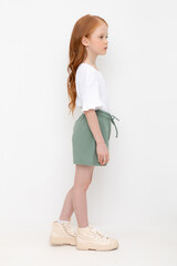 шорты  для девочки  К 400548/весенний зеленый