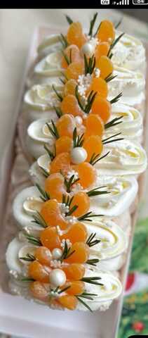 Меренговый рулет