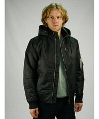 Бомбер с капюшоном Gremlin Foersverd (черный - black)