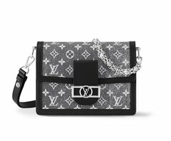 Сумка Louis Vuitton Dauphine MM серый