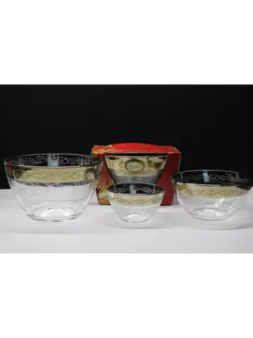 Набор салатников стеклянный 3 шт