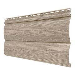 Сайдинг Tecos Lux Двойной оцилинд. брус Сибирский кедр 3660х230 мм