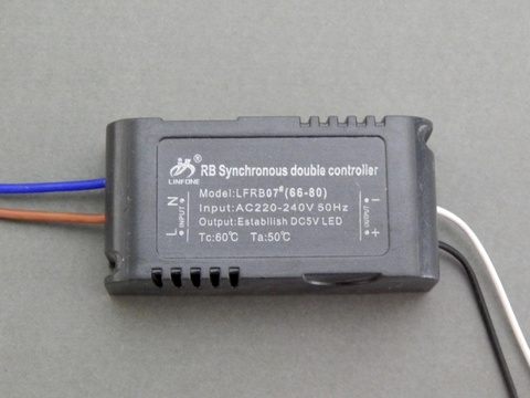 Драйвер LED для трёхцветных диодов 66-80 (1шт) (130905012)