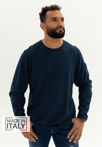 Лонгслив Bowery NYC однотонный Vintage Iris