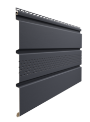 Döcke STANDARD Софит с центральной перфорацией (Графит)