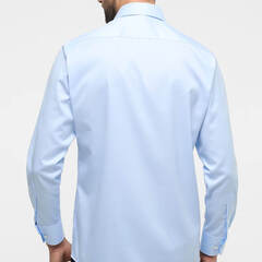 Сорочка мужская 1863 by Eterna Modern Fit 8005-X687-10 из твила голубая