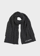 Шарф KARL LAGERFELD K/Essential Cable Knit Scarf