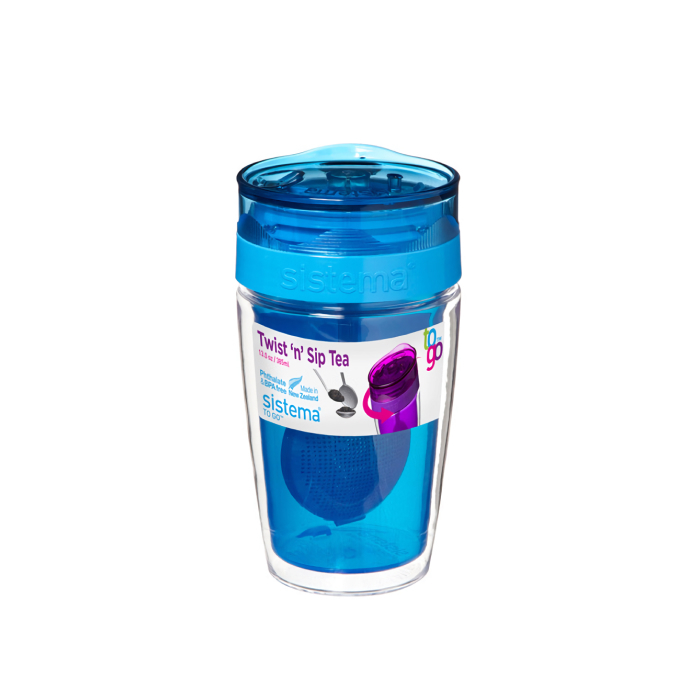 Термокружка для чая Sistema 370 мл, цвет Розовый, арт. 21476 - фото 2