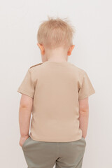 фуфайка  для мальчика  КР 302155/темно-бежевый