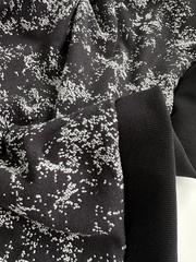 Трикотаж кашкорсе, Светло-черный