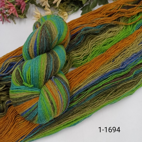 Дундага 6/1 шерсть секционного окрашивания 01-1694 420м/100гр