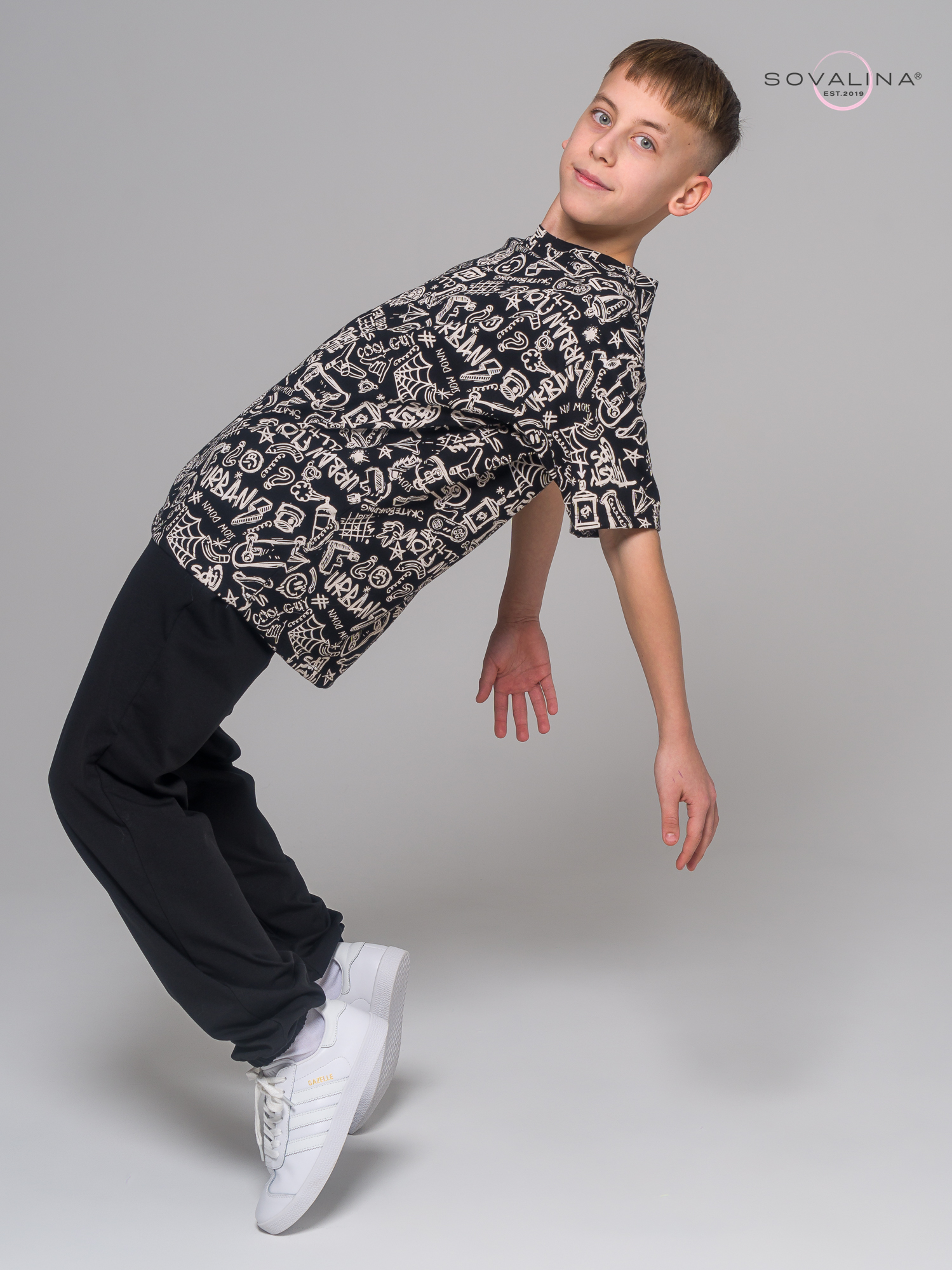 Костюм Daily men скейты-черный