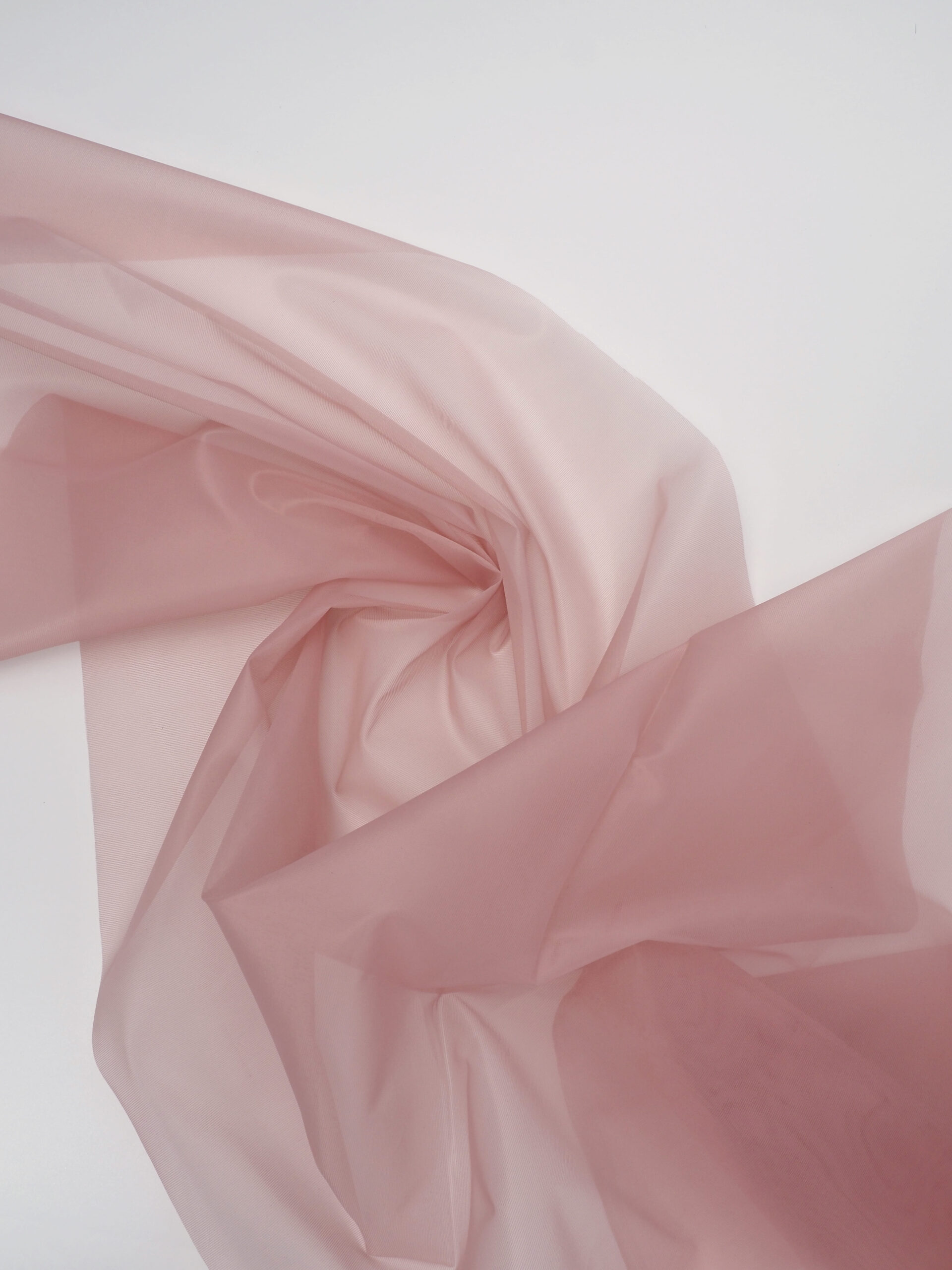 Сетка корсетная пудровая жесткая неэластичная метражом (Турция)