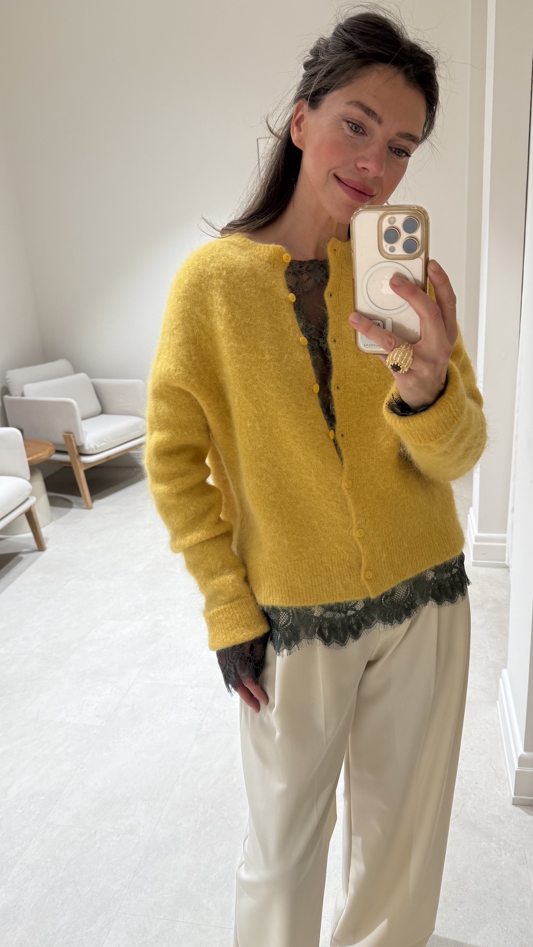 Кардиган из альпаки и шерсти ПРЕМИУМ КАЧЕСТВА