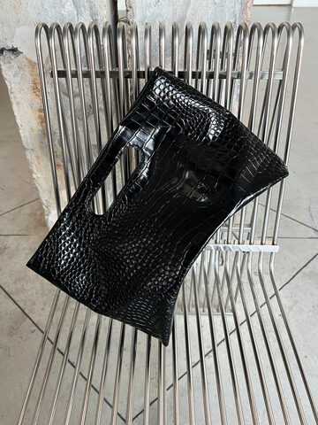 Сумка Луна кроко