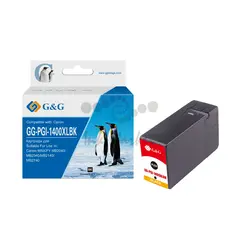 Картридж струйный G&G GG-PGI-1400XLBK PGI-1400XL BK черный (36мл) для Canon MB2050, MB2350, MB2040, MB2340