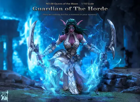 Фигурка Тиранда Шелест Ветра 1/10 Warcraft Guardian of the Horde