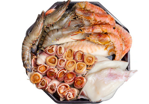 Набор морепродуктов для гриля на четверых, 2.3кг