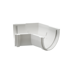 Угол желоба 135 град. унив. ПВХ Docke Premium (Пломбир)