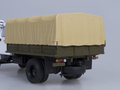 GAZ-3309 engine D-245.7 Diesel Turbo with awning white-beige AutoHistory 1:43