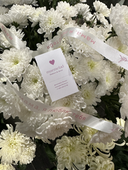 День матери - специальное оформление лента и бирка