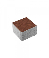 Гранитная тротуарная плитка КВАДРАТ - Б.3.К.6 Гранит Красный