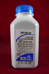 Тонер для картриджей CF218A/CF230A для совместимого картриджа с роликом проявки (DR) (фл. 50г) Black&White Standart фас.Россия