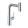 Смеситель для кухни с выдвижным изливом и лейкой Hansgrohe M71 73802800