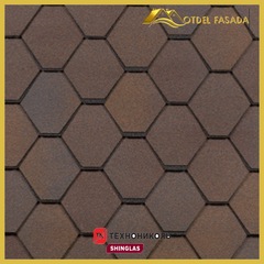 Гибкая черепица ТехноНиколь SHINGLAS Вестерн Каньон 1,5м2 (Двухслойная)