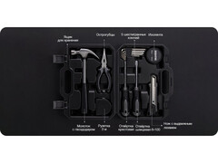 Набор инструментов Xiaomi Jiuxun Tools 60 in 1 Daily Life Kit, 60 предм., черный