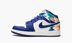 Air Jordan 1 Mid GS "Geometric Print"