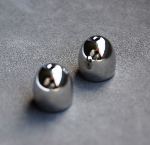 Концевик 12мм, внутр диаметр 10мм, покрытие родий