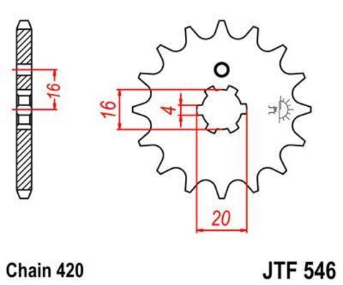 Звезда ведущая JTF546 13