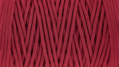 Red polyester cord 4 mm