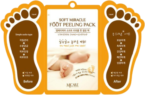 Mijin Пилинг для ног Foot peeling pack