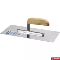 ЗУБР 130 х 280 мм, буковая ручка, штукатурная гладилка, Профессионал (0806)