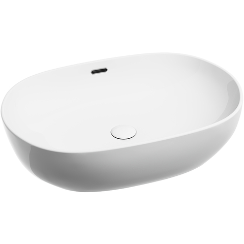 Ceramica Nova Element CN6064 Умывальник чаша накладная овальная со сливом переливом 610*420*155мм