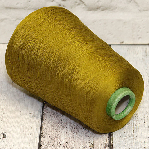 Шелк LORO PIANA / SILK 2/200 зеленая горчица